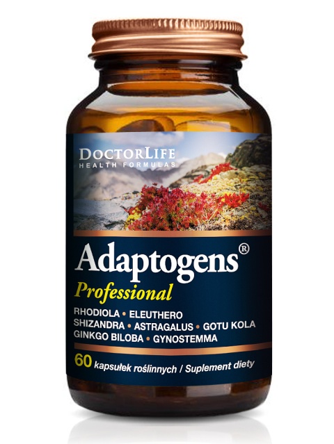 Adaptogens Professional Asian Adaptogens | 60 kapsułek | Doctor Life