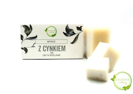 Mydło Naturalne z Cynkiem 100% roślinne 100 g