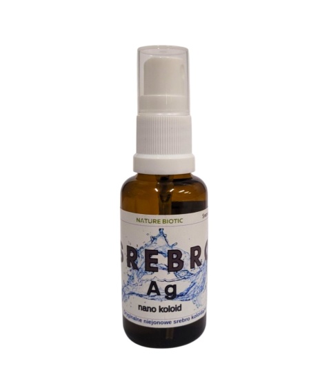 Niejonowe srebro koloidalne 200 ml 25 PPM - Koszyczek Natury