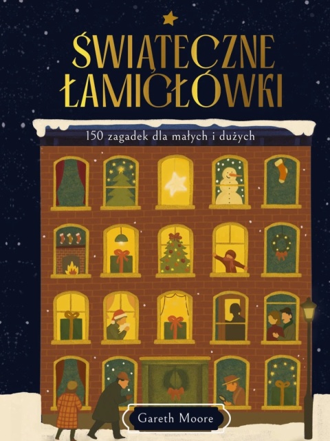 Świąteczne łamigłówki. 150 zagadek dla małych i dużych - Gareth Moore